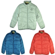 Li Ning Wade 2017 new windproof splashing water stand collar goose down warm short down jacket AYMM065-3-1-4