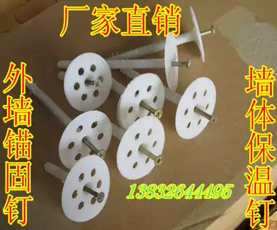 Factory direct insulation nails for external wall insulation special canopy expansion nails plastic canopy expansion pipes for external wall insulation nails