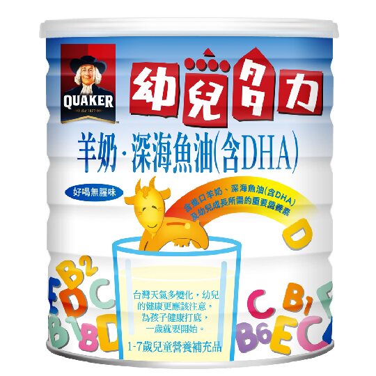 台湾官网直邮进口《桂格》羊奶幼儿多力奶粉（1350g/罐）