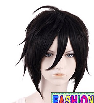 taobao agent Black wig, cosplay