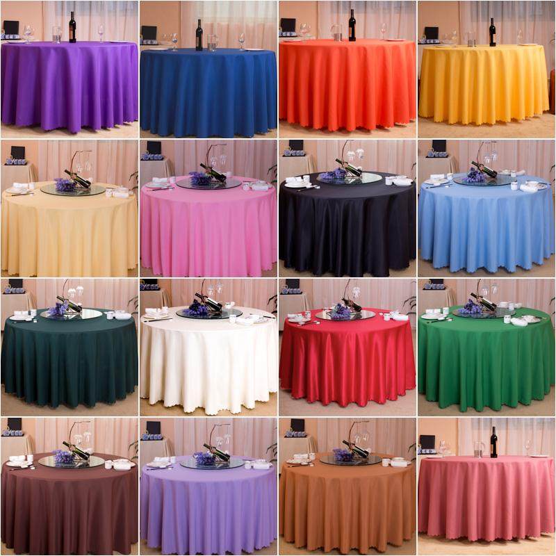 Solid color tablecloth hotel conference wedding tablecloth tablecloth tablecloth customized Wuhan can be traded offline