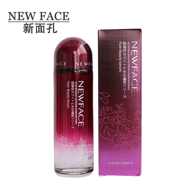 新面孔超弹润颜精纯养颜液120ml 润 白柔肤水保湿补水爽肤水正品