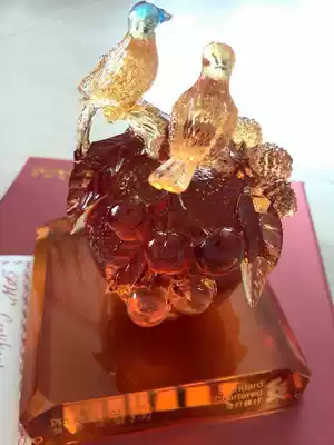 Glass Bird Desktop ornaments * Standard Chartered Bank and Prudential VIP customized