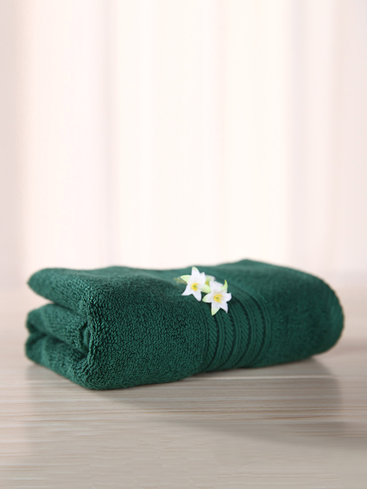 ROYAL VELVET|墨绿色加州阳光炫彩面巾2件装