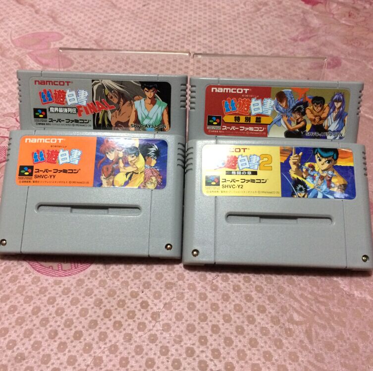 SFC Yuyou Hakusho full set of genuine game cartridges for Super Nintendo hosts Nintendo