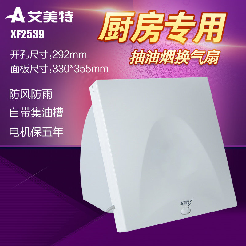 Emmett kitchen ventilation fan 10 inch window type range hood XF2539 exhaust fan Exhaust fan Wall fan 1