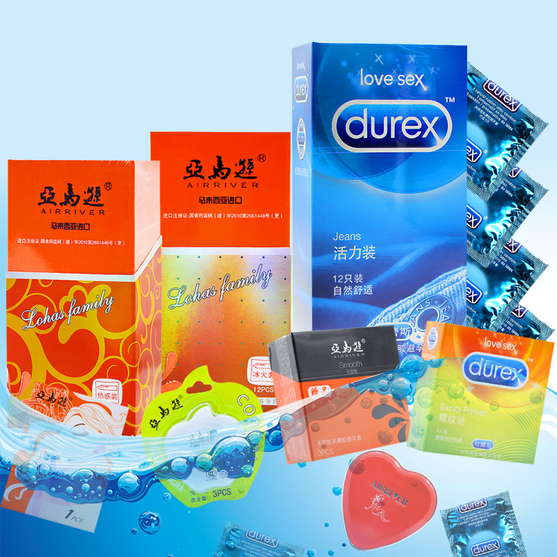 杜蕾斯 避孕套 活力装  螺纹装 男女 情趣 成人用品 套套