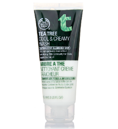 The Body Shop/美体小铺 茶树清爽柔滑洁面乳100ml 卸妆洗面奶