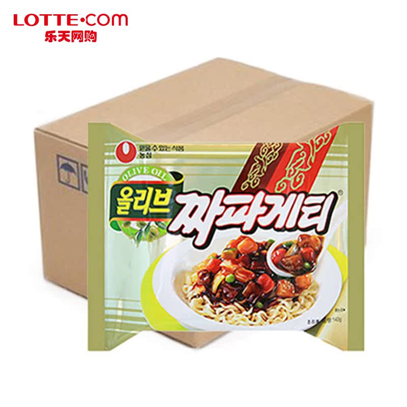 乐天网购农心炸酱拉面泡面方便面正宗整箱140g30袋装速食韩国进口