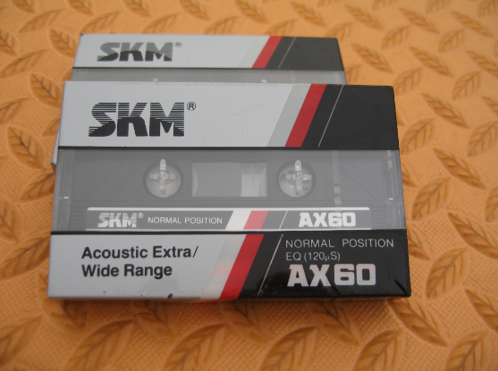 New unopened SKM AX60 blank tape recording tape cassette