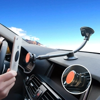 Ep LP-3S giữ điện thoại trước khối không khí ổ cắm kép sử dụng nam châm hút cơ sở điện thoại xe hơi - Phụ kiện điện thoại trong ô tô giá đỡ điện thoại trên xe hơi