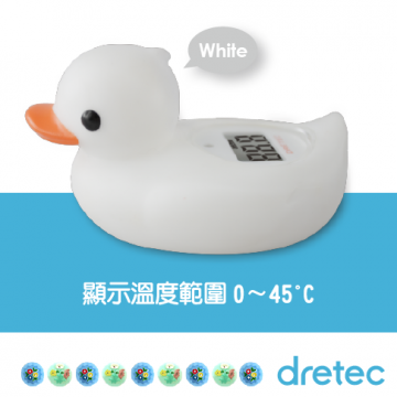 DRETEC/多利科台湾官网直邮进口DRETEC 呱呱鸭可浮式汤温计 共2色