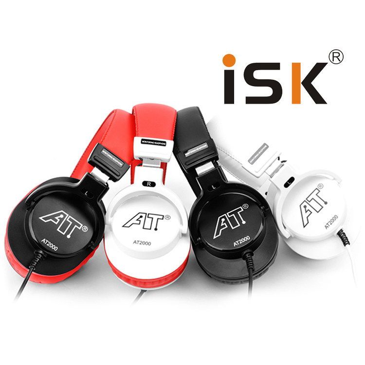 ISK AT2000 head-mounted monitoring headset computer K song recording anchor monitoring headset without wheat