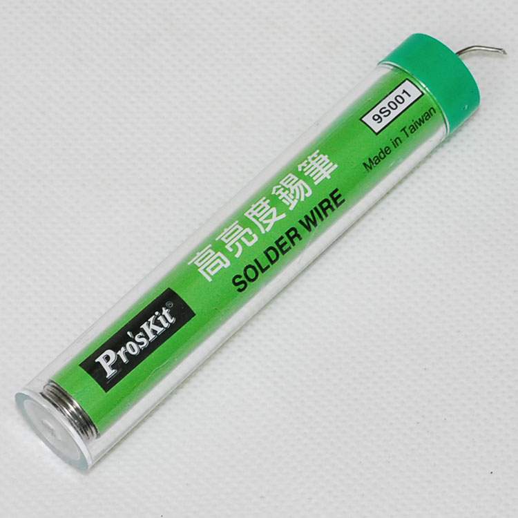 Taiwan Baoyou 9S001 High brightness tin pen (green cover) 63% diameter 1 0m m (1 price)