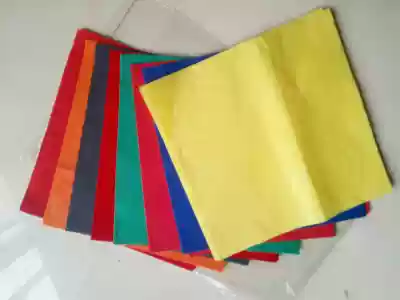Square paper for paper-cutting Eight colors red, orange, yellow, green, blue powder single-sided double-sided red size 21*21 cm 35*35 cm
