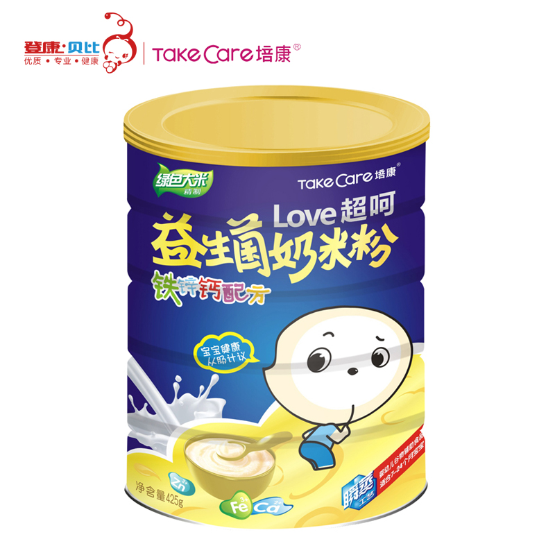 【铁锌钙】培康益生菌婴儿米粉1段宝宝米粉2段3段辅食营养米糊