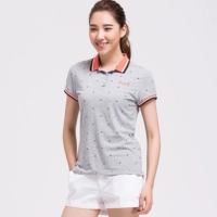Áo thun nữ tay ngắn của Anta nữ 2018 hè 2018 áo thể thao mới có áo polo thường mặc 16628116 - Áo polo thể thao áo thun nam polo