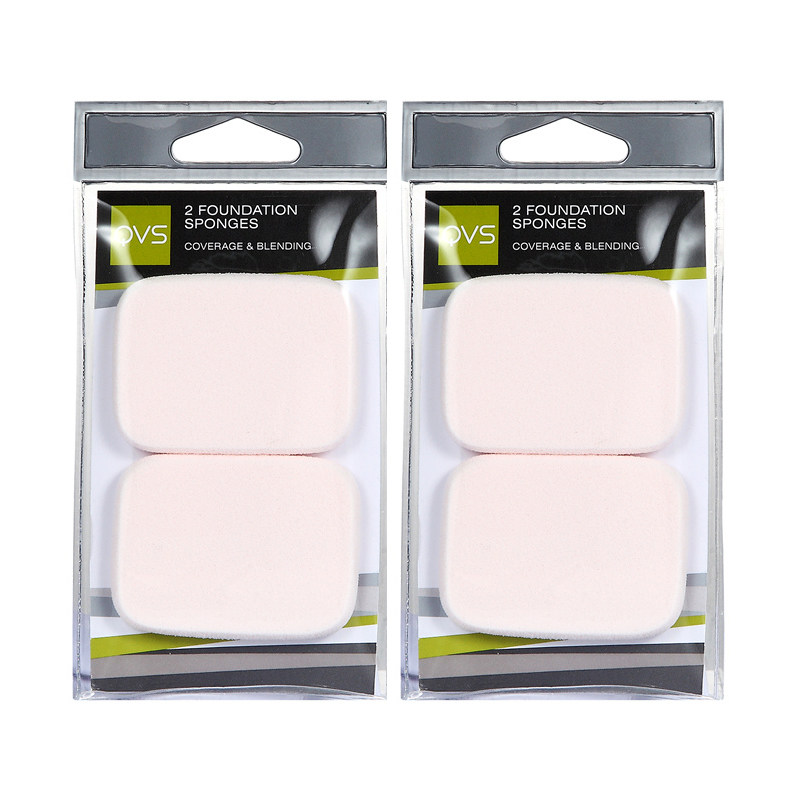 【屈臣氏】 组合价 QVS方形粉扑2个装*2件