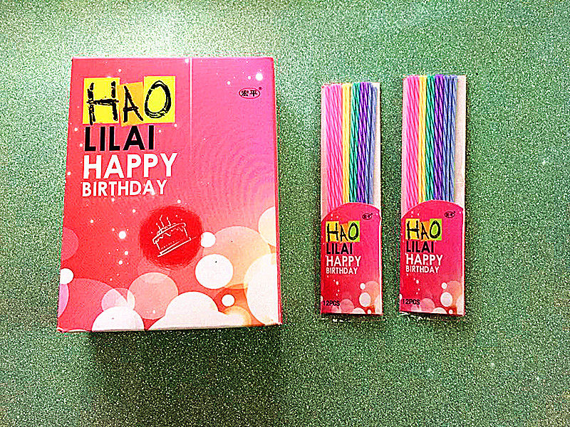 Thread Candles Wedding Wedding Birthday Party Romantic candles 24 pieces per box