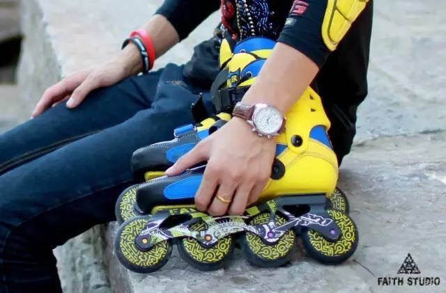 Old A roller skating FAITH dog wheel maze series brake wheel brake wheel