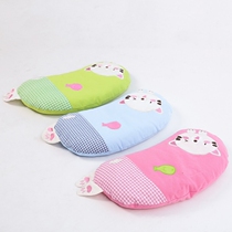 Baby pillow buckwheat skin pillow core cartoon cotton newborn baby 0-1-3-6 years old child anti-deflection head fixed pillow