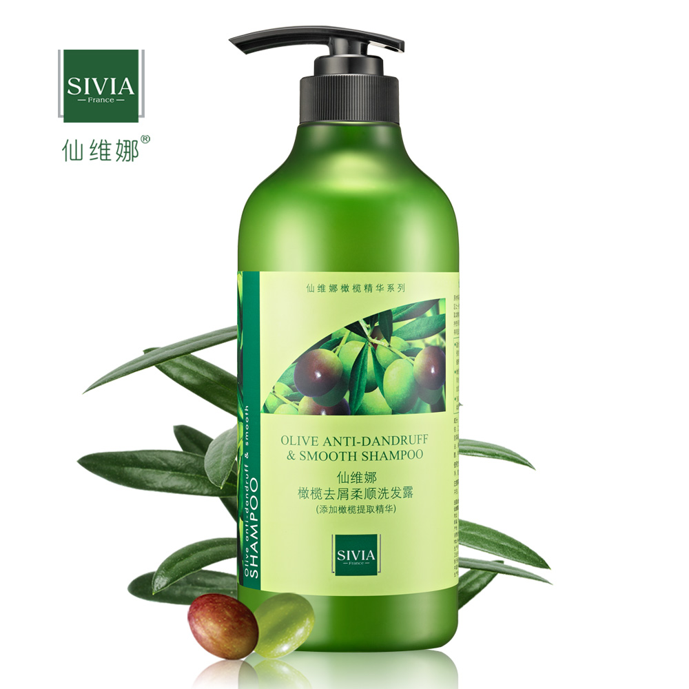 仙维娜橄榄去屑柔顺洗发水/露350ml 保湿顺滑清爽去屑洗发水