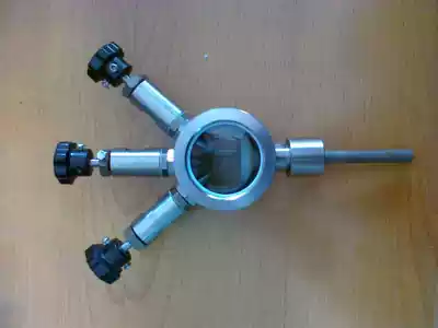 Jiuyi brand stainless steel three-hole droplet meter droplet Needle valve droplet carburizing oven Methanol droplet