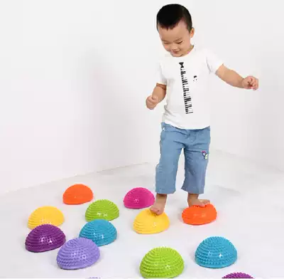 Kindergarten durian ball balance semicircular ball massage foot pad Sports stability training equipment Sports balance bowl