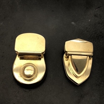 Dongguan Broken Copper Pure Copper Luggage Lock Handmade DIY Lock Head Vintage Style Leather Bag Insert Lock Bag Buckle