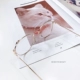 Kim loại siêu nhẹ 2018 mới gương phẳng nữ tai mèo Hàn Quốc dễ thương có thể được trang bị kính cận thị gọng kính tròn retro tròng kính đổi màu Kính khung
