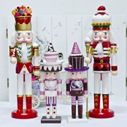 Hệ thống màu kẹo mới Nutcracker Soldier Doll 38cm ZAKKA Bar Trang trí Quà tặng