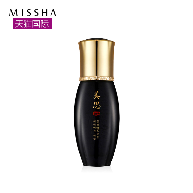 Missha/谜尚美思金雪24K纯金蛇毒精华液 提亮肤色紧致肌肤60ml