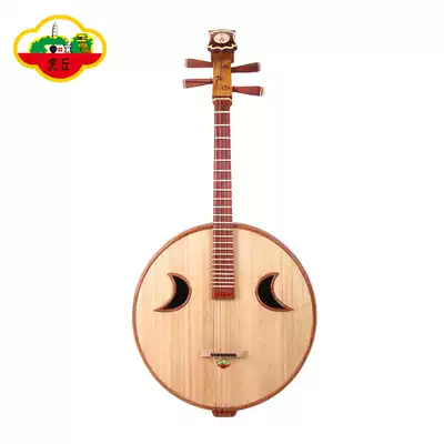 Huqiu brand Duan Zhongguan Xiaoguo Ruan high-pitched Xiao Ruan Suzhou national musical instrument performance sound quality send accessories