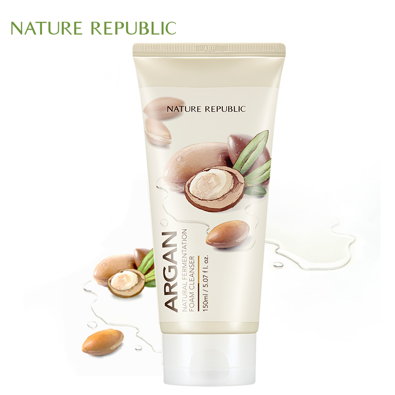Nature Republic自然乐园摩洛哥刺阿干树清洁乳洗面奶150ml