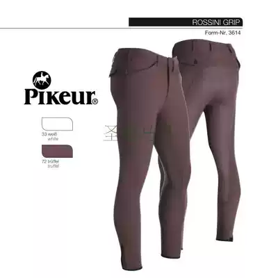 Shengcong harness knight equestrian competition German Pikeur full leather men's breeches full glue point non-slip 690 pieces