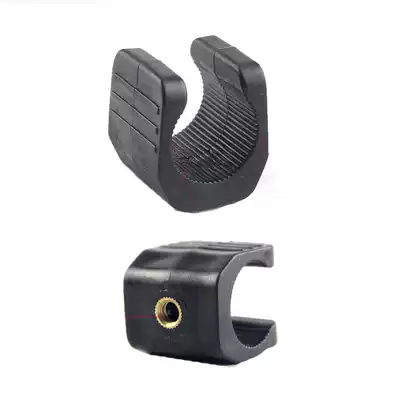 Blue fishing lamp 18650LED strong light flashlight U-clip tripod clip universal metal hose conversion