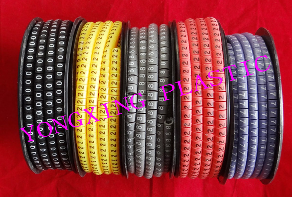 5 Number of number tube sets EC-1 Color Each of the different applicable 0 75-3 5 squared wires per roll of 1000 grain