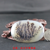 Madagascar agate grass flower aquatic flower sea chalcedony Yellow Dragon jade stone boutique pendant stone pendant