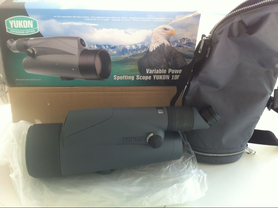 The original import of the Yukon 6 - 100X100 variable viewing bird mirror of the Yukon River in Belarus