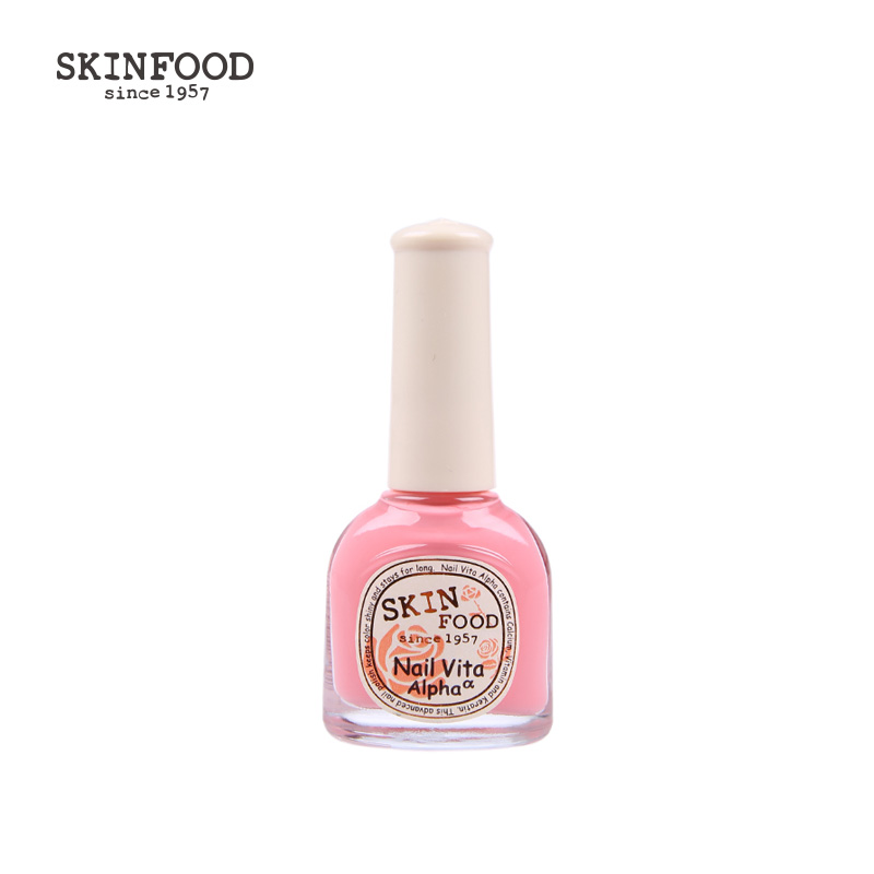 skinfood思亲肤 维生素阿尔法指甲油 美甲护甲水润韩国进口正品