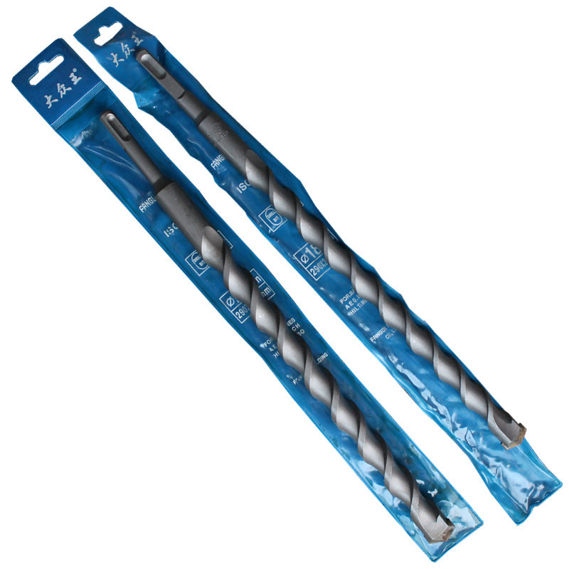 Fox king 10-32MM square handle round handle lengthened 350MM wearing wall impact drill bit concrete cement electric hammer drill