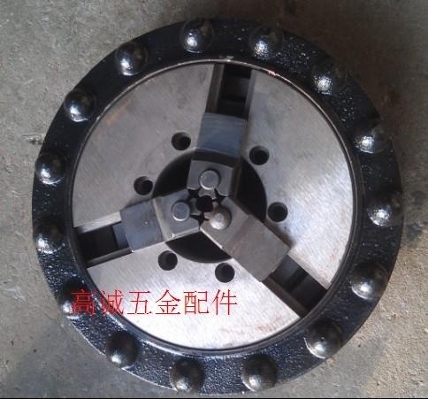 Tube artificial tiger Wang Hongli 2 inch 3 inch 4 inch front clamping head assembly Hammering disc clamping head clamp electric tapping machine accessory