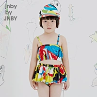 Quần áo trẻ em Giang Nam quần áo mùa hè cô gái dễ thương thân thiện với làn da thoải mái cá nhân thoải mái chia áo tắm set 1G5D1090 bộ quần áo bơi cho mẹ và bé