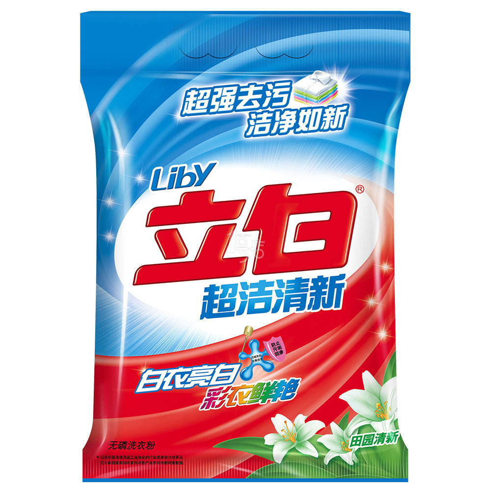 立白超洁清新洗衣粉2.36kg 1号店环保低泡易漂去污去渍洗衣粉