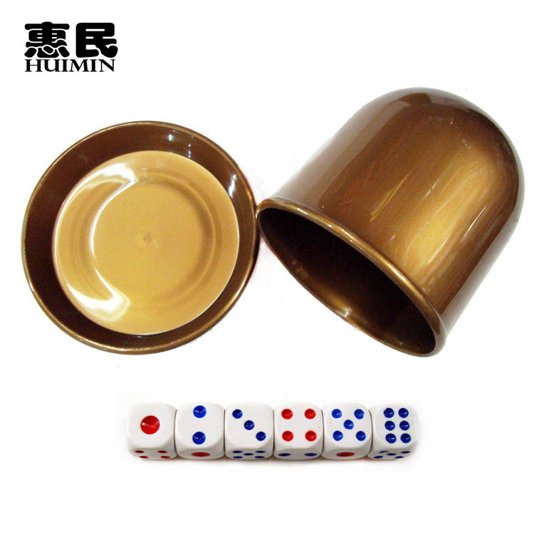 Bar Nightclub Supplies Fluorescent dice flushed flushed flush with 6 grains of dice for 10 only