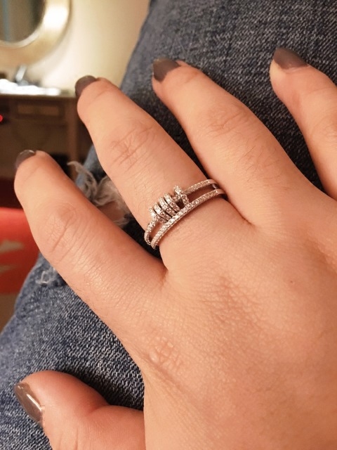 Bague Femme MONACO en Argenterie - Ref 3089661 Image 4