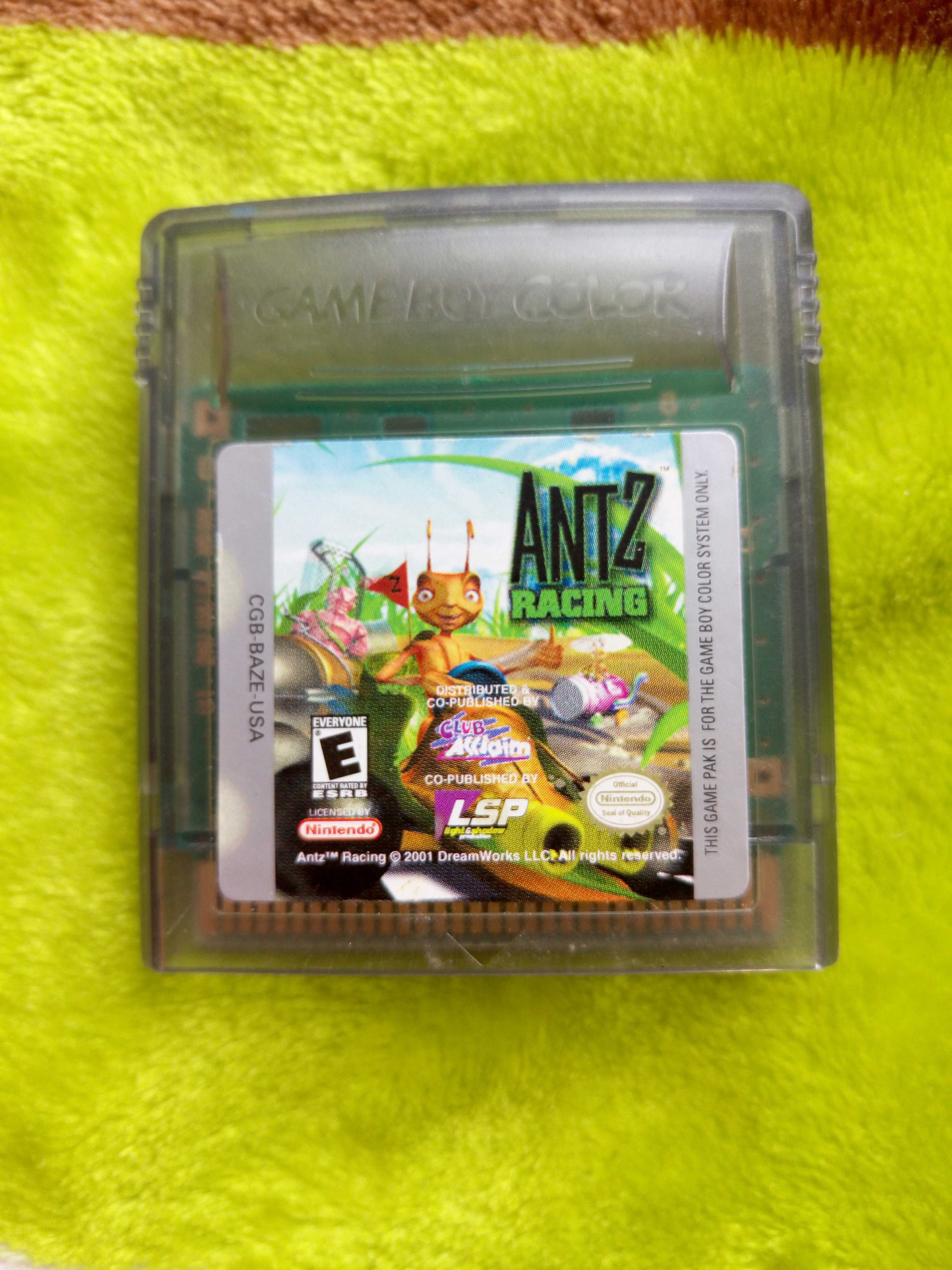 gb gbc US genuine game card ante racing