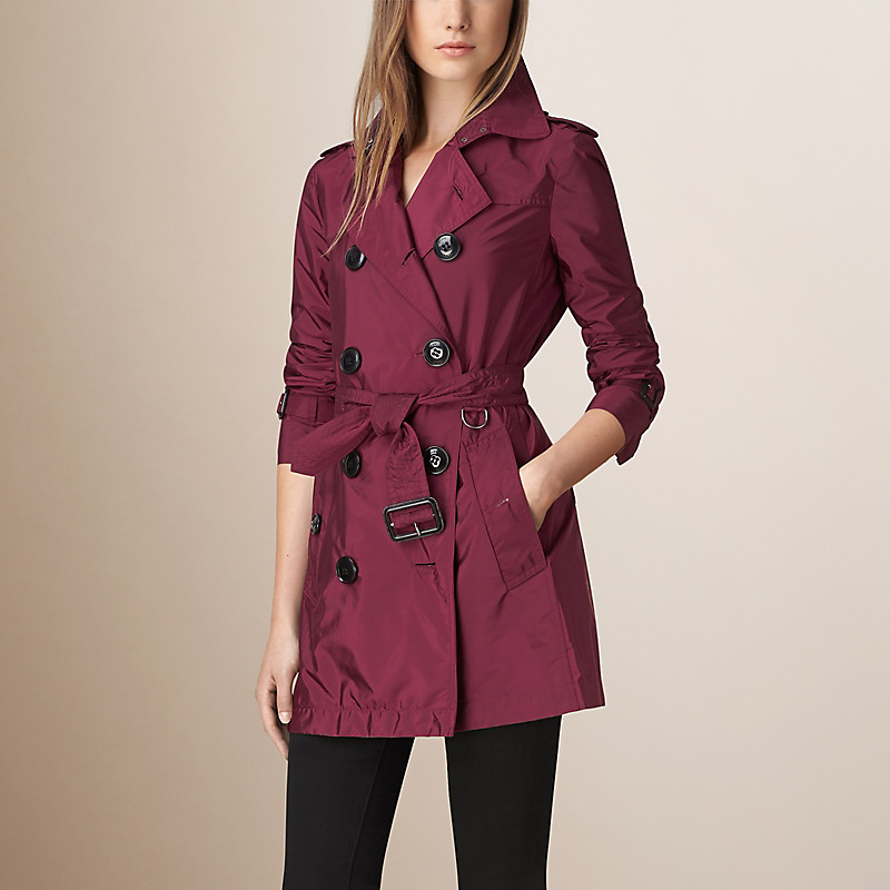BURBERRY/博柏利皮革装饰功能性 Trench 风衣 39988801