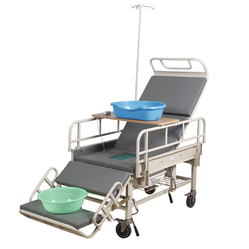 助邦多功能护理床 A05家用双摇护理床 轮椅式 老年人护理床TL