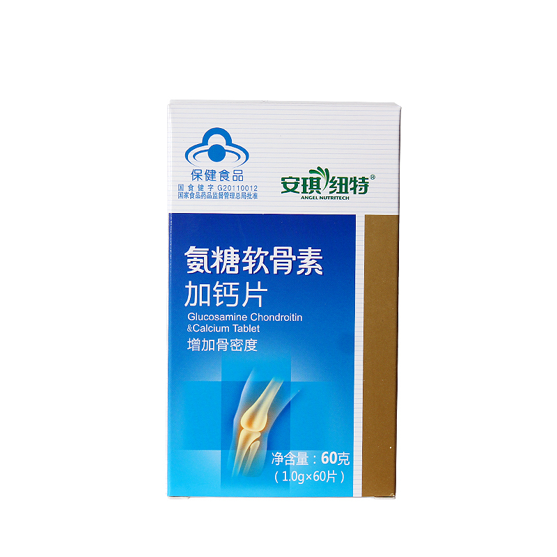 Angel Nutritech/安琪纽特 氨糖软骨素加钙片 1.0g/片*60片